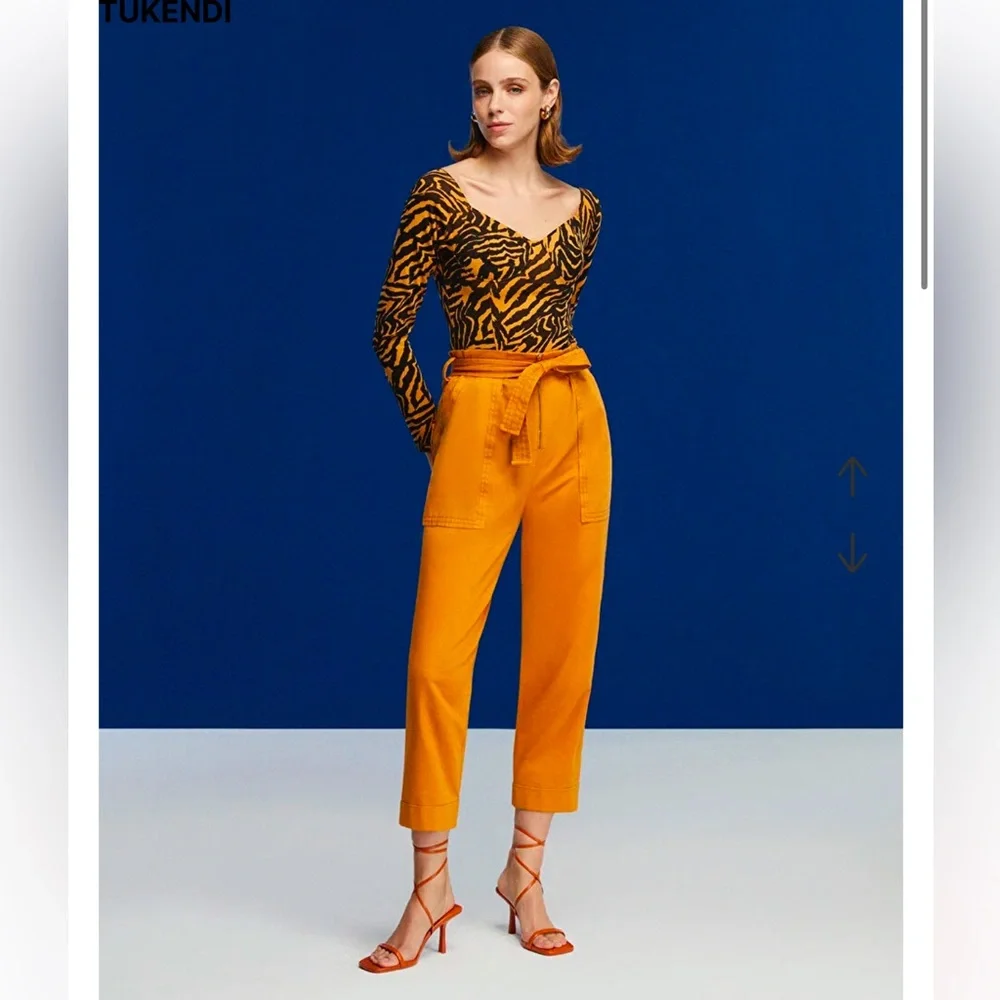 Nocturne tiger print long sleeve bodysuit - Picture 5 of 10